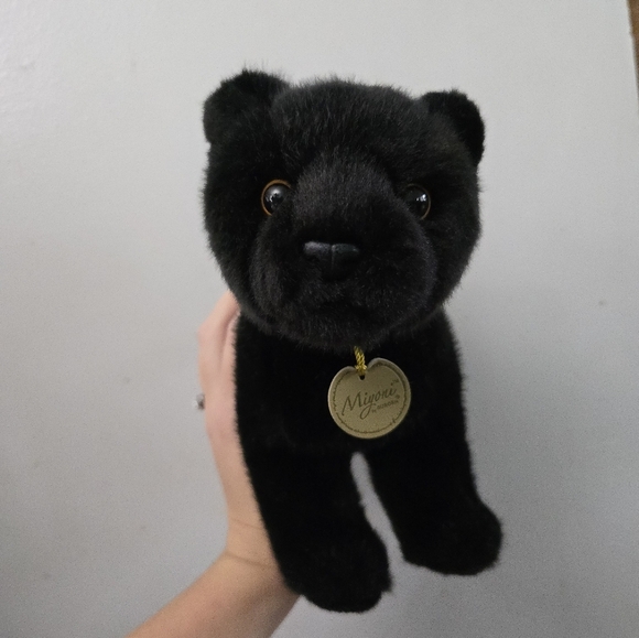 Aurora - Small Black Miyoni 8" Panther - Adorable Stuffed Animal - Picture 1 of 9